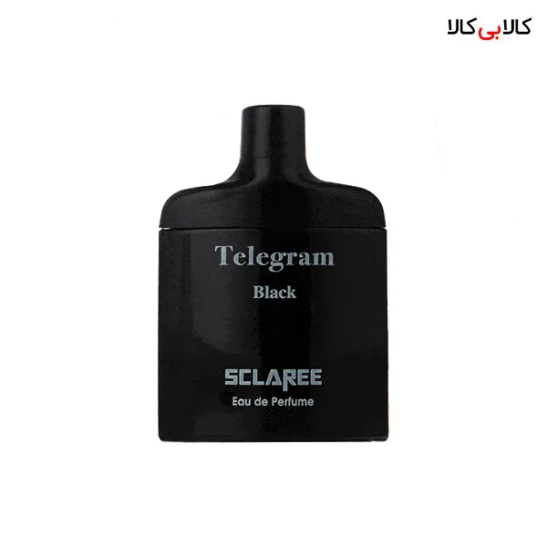 ادوپرفیوم اسکلاره تلگرام بلک Sclaree Telegram Black مردانه حجم 85 میلی لیتر