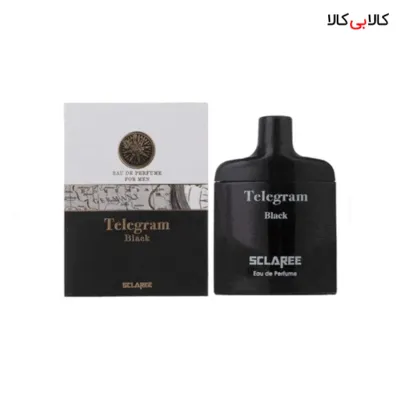 ادوپرفیوم اسکلاره تلگرام بلک Sclaree Telegram Black مردانه حجم 85 میلی لیتر