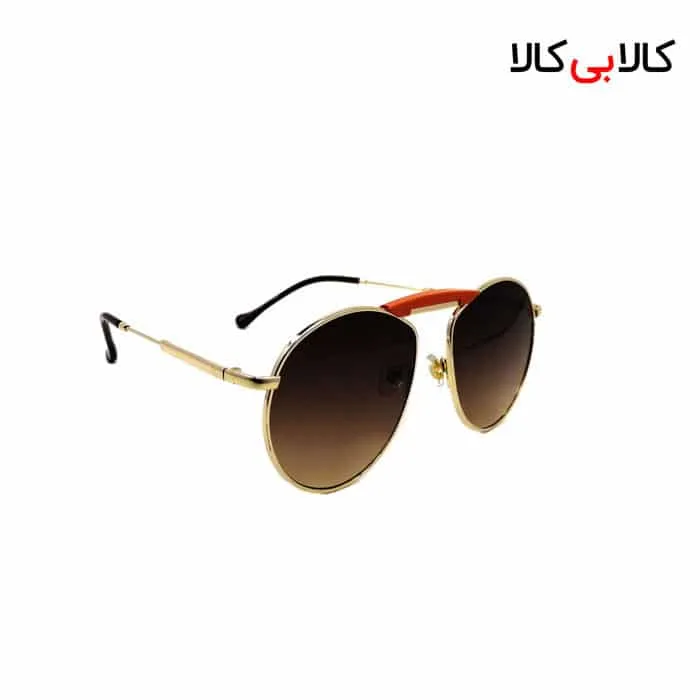 عینک آفتابی ری بن مردانه و زنانه مدل 6297 شیشه گرد قهوه ای