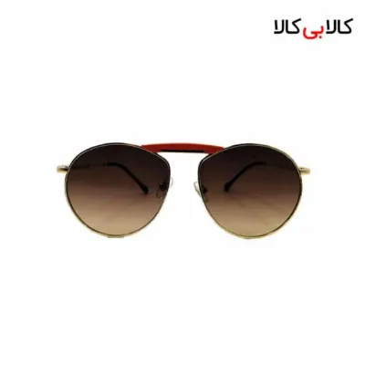 عینک آفتابی ری بن مردانه و زنانه مدل 6297 شیشه گرد قهوه ای