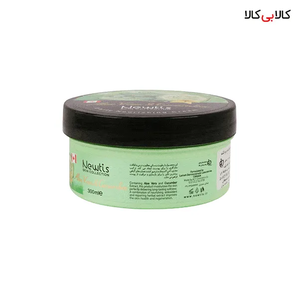 کرم مرطوب کننده کاسهای آلوئه ورا و خیار نیوتیس حجم 300 میلی لیتر