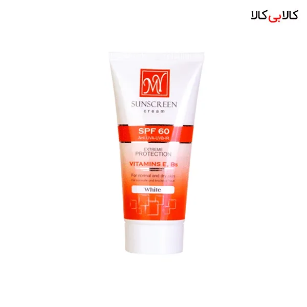 کرم ضد آفتاب SPF60 بی رنگ مای حجم 50 میلی لیتر