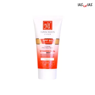 کرم ضد آفتاب SPF60 کرم پودری رنگی مای حجم 50 میلی لیتر