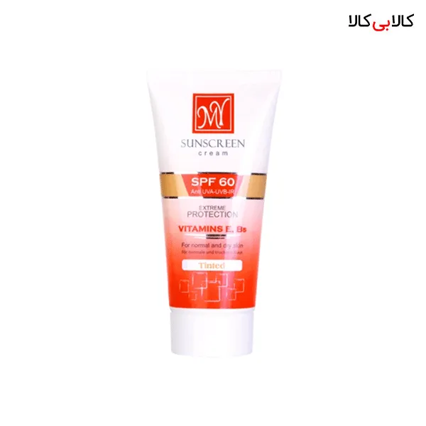 کرم ضد آفتاب SPF60 کرم پودری رنگی مای حجم 50 میلی لیتر