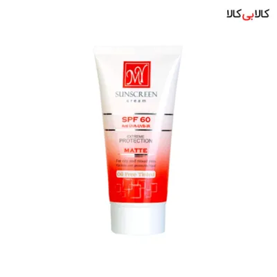 کرم ضد آفتاب SPF60 فاقد چربی کرم پودری رنگی مای حجم 50 میلی لیتر
