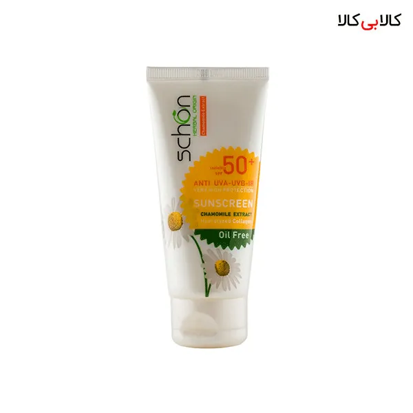 کرم ضد آفتاب SPF50 فاقد چربی بی رنگ شون حجم 50 میلی لیتر