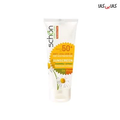 کرم ضد آفتاب SPF50 فاقد چربی رنگی شون حجم 50 میلی لیتر