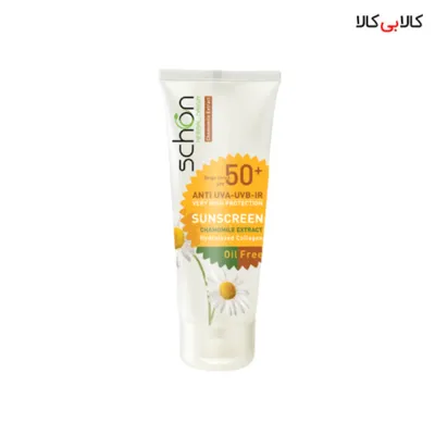 کرم ضد آفتاب SPF50 فاقد چربی رنگی بژ شون حجم 50 میلی لیتر