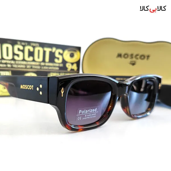 عینک آفتابی مردانه و زنانه Moscot مدل 96024 هایلایت مشکی پلنگی