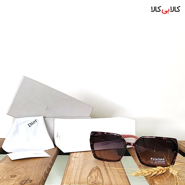 عینک آفتابی زنانه دیور مدل P8952 پلنگی