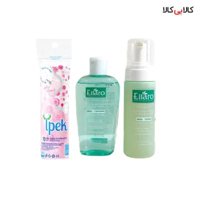 پک تونر و فوم شستشو پوست چرب الارو + اشانتیون