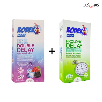 پک کاندوم کدکس تاخیری + آیس دابل دیلی