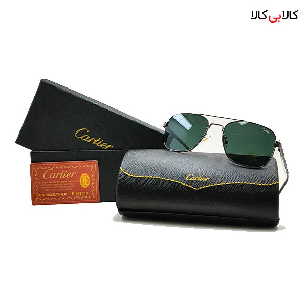 عینک آفتابی مردانه و زنانه کارتیر مدل T8200603_1 نوک مدادی