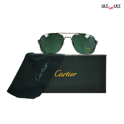 عینک آفتابی مردانه و زنانه کارتیر مدل T8200603_1 نوک مدادی