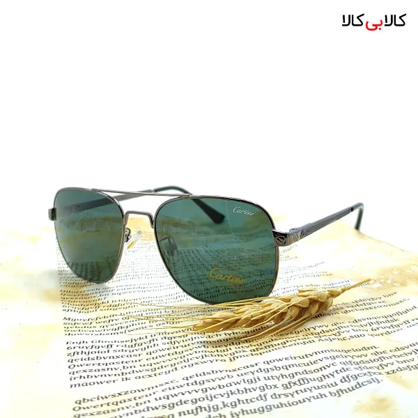 عینک آفتابی مردانه و زنانه کارتیر مدل T8200603_1 نوک مدادی