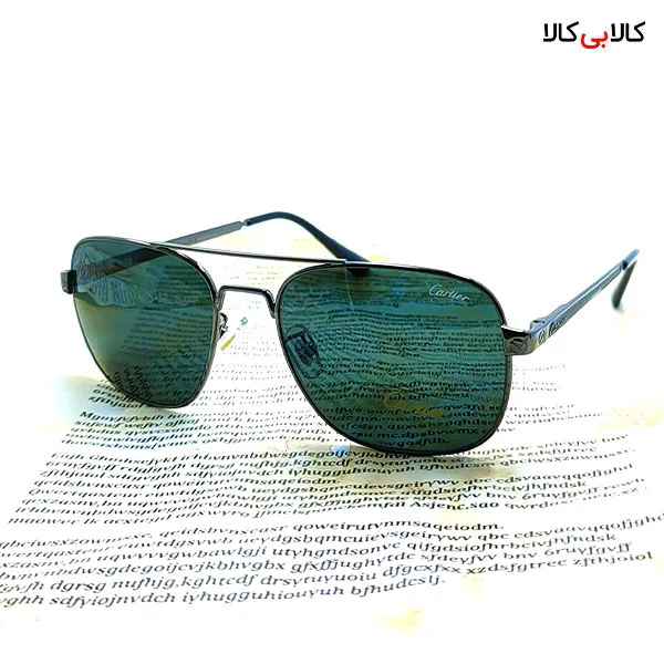 عینک آفتابی مردانه و زنانه کارتیر مدل T8200603_1 نوک مدادی