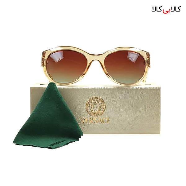 عینک آفتابی زنانه ورساچه مدل P4389 قهوهای روشن