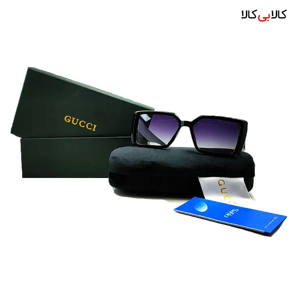 عینک آفتابی زنانه گوچی مدل P6928 مشکی