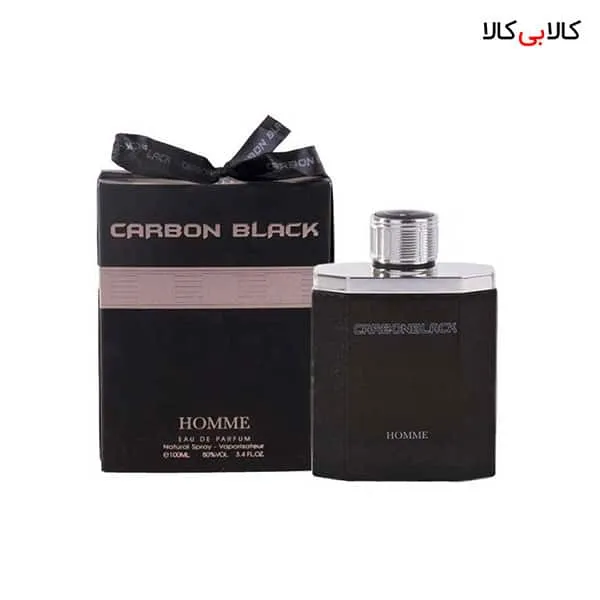 ادوپرفیوم فراگرنس ورد کربن بلک Fragrance World Carbon Black مردانه حجم 100 میلی لیتر