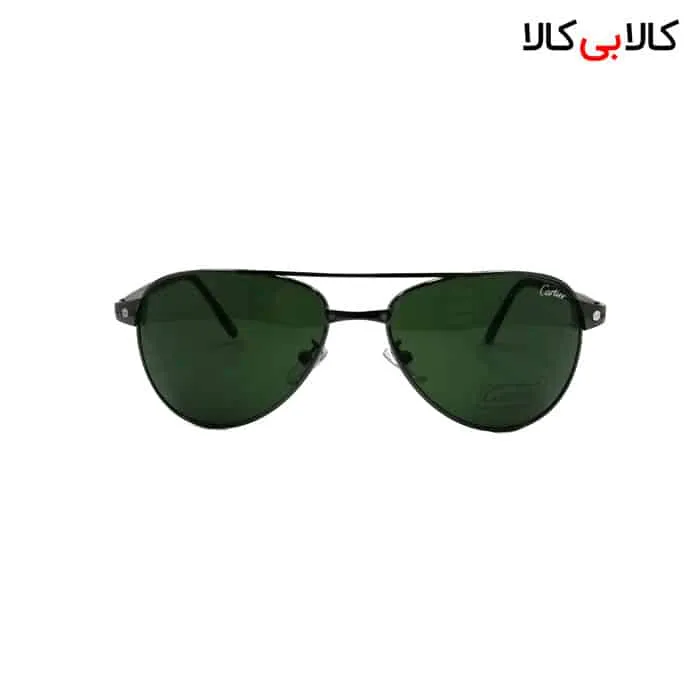 عینک آفتابی زنانه و مردانه کارتیر (Cartier) مدل T-8200589-1 دسته طوسی