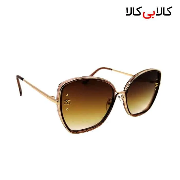 عینک آفتابی زنانه شانل ( CHANEL ) مدل 5862 بدنه قهوه ای
