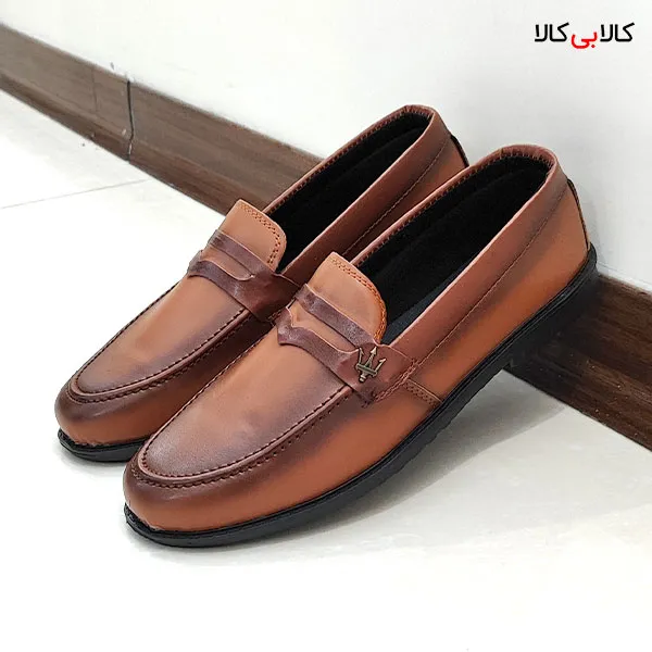 کفش مردانه مازراتی عسلی