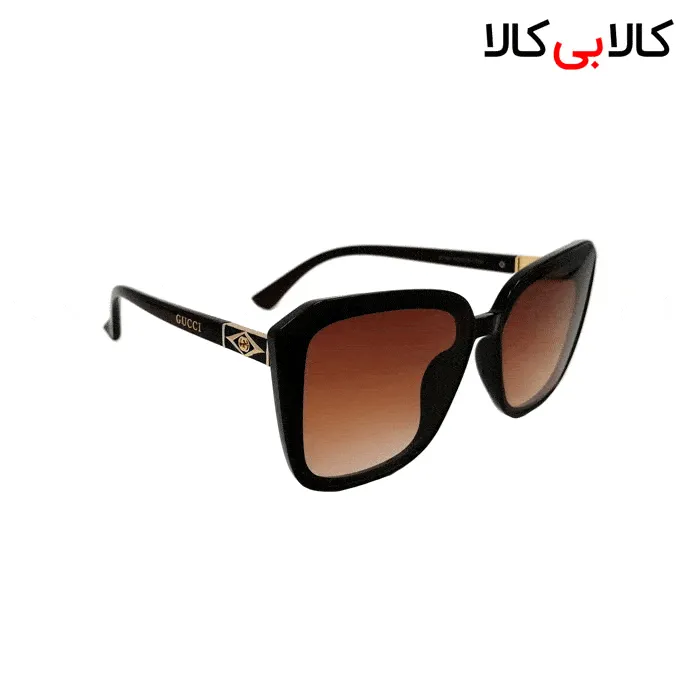 عینک آفتابی زنانه گوچی ( GUCCI ) مدل 2130 عدسی قهوه ای