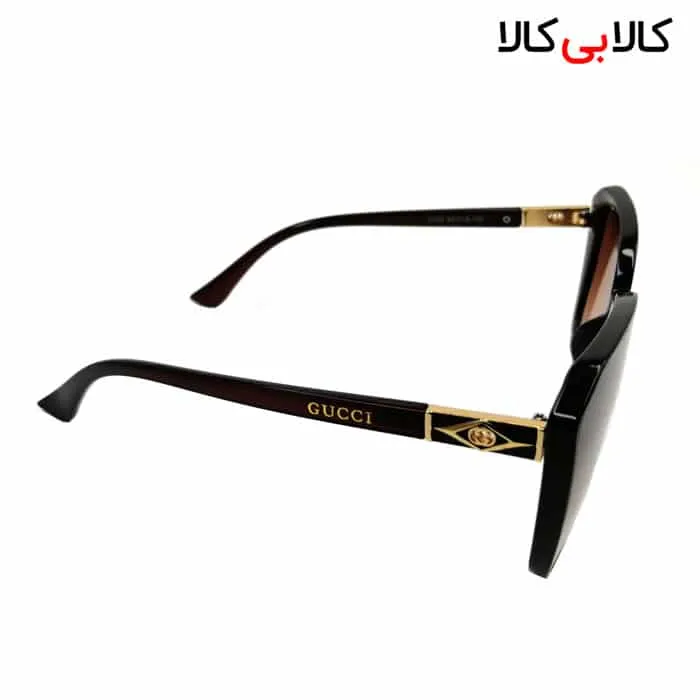 عینک آفتابی زنانه گوچی ( GUCCI ) مدل 2130 عدسی قهوه ای