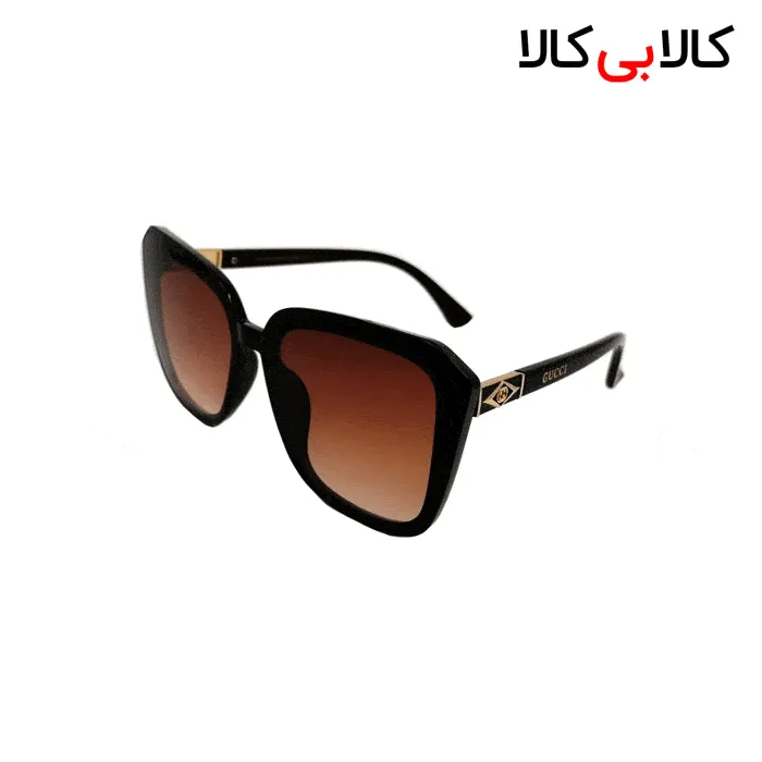 عینک آفتابی زنانه گوچی ( GUCCI ) مدل 2130 عدسی قهوه ای