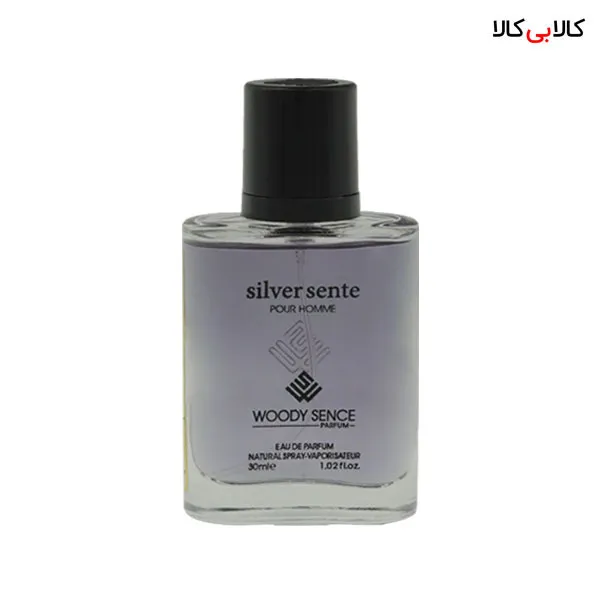 عطر جیبی وودی سنس سیلور سنت مردانه حجم 30 میلی لیتر