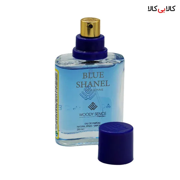 عطر جیبی وودی سنس بلو شنل مردانه حجم 30 میلی لیتر