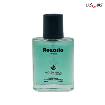 عطر جیبی وودی سنس روزاریو اسپرت مردانه حجم 30 میلی لیتر