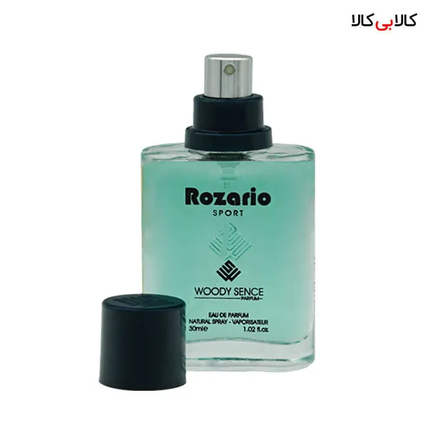 عطر جیبی وودی سنس روزاریو اسپرت مردانه حجم 30 میلی لیتر