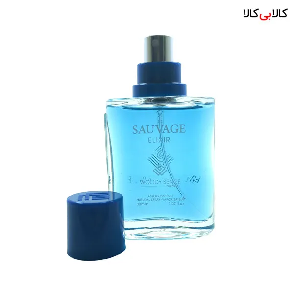 عطر جیبی وودی سنس ساواج الکسیر مردانه حجم 30 میلی لیتر