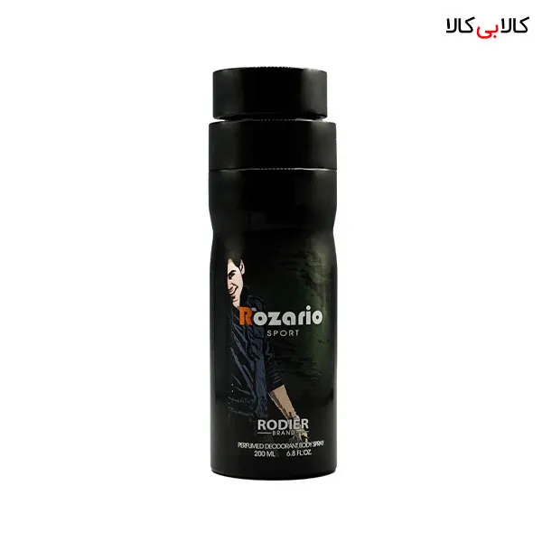 اسپری بدن رودیر روزاریو اسپرت مردانه حجم 200 میلی لیتر