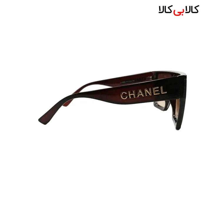عینک آفتابی زنانه و مردانه شانل ( chanel ) مدل CH-2850 دسته قهوه ای شفاف