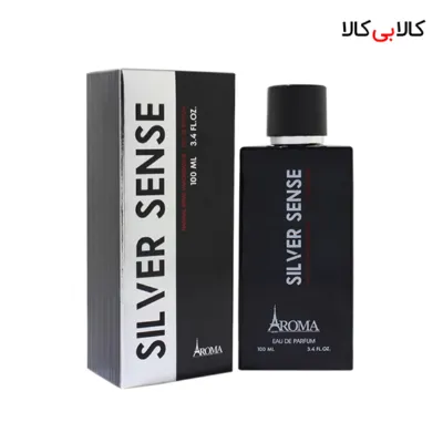 ادوپرفیوم آروما سیلور سنس مردانه حجم 100 میلی لیتر