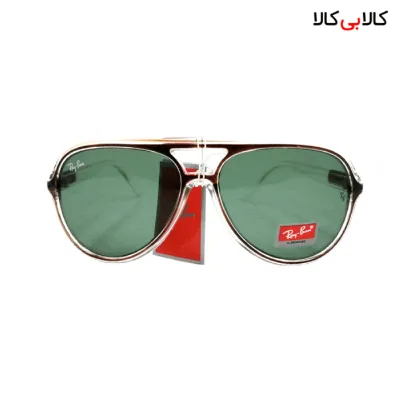 عینک آفتابی مردانه ری بن مدل RB4128 دسته ی شفاف سفید