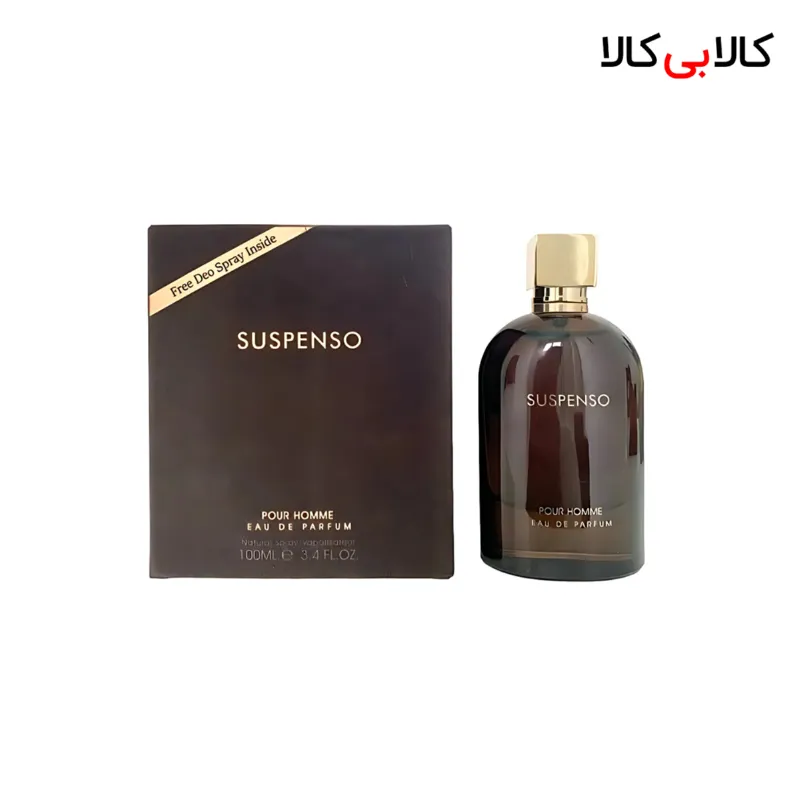ادکلن فراگرنس ورد سوسپنسو مردانه حجم 100 میلی لیتر + اسپری