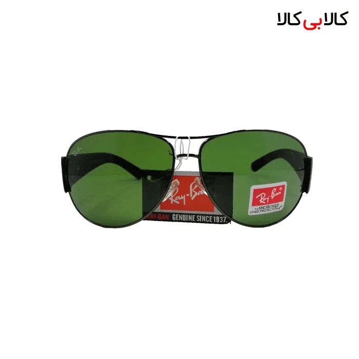 عینک آفتابی مردانه ری بن مدل RB4128 عدسی سبز
