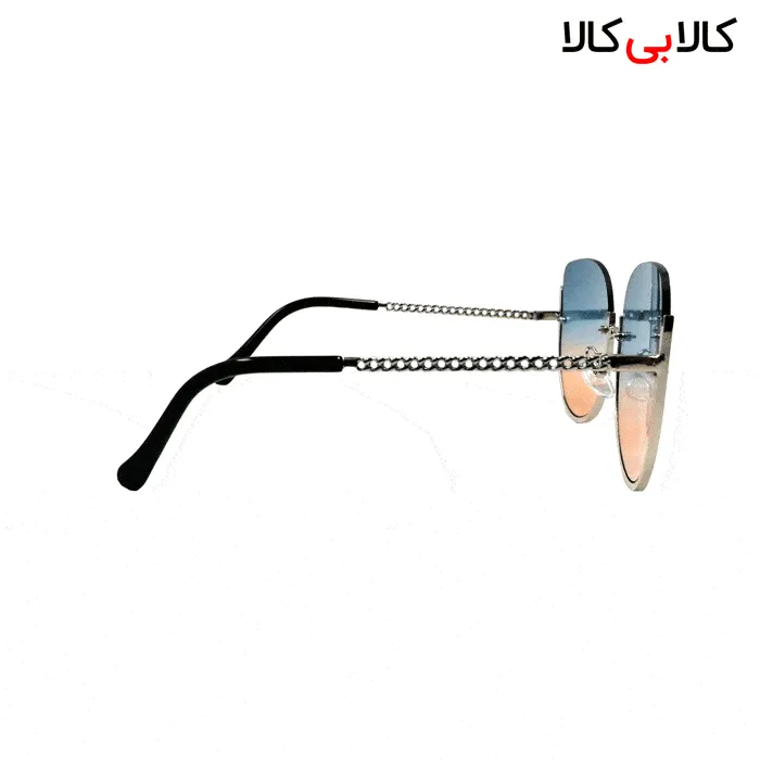 عینک آفتابی زنانه شانل ( chanel ) مدل 2384 دسته نقره ای