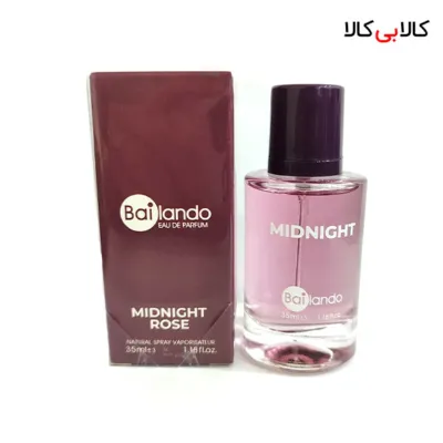 عطر جیبی بایلندو میدنایت رز زنانه حجم 35 میلی لیتر