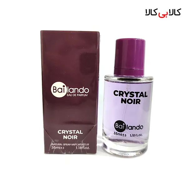 عطر جیبی بایلندو کریستال نویر زنانه حجم 35 میلی لیتر