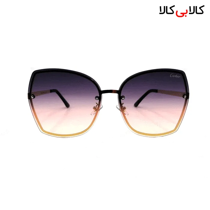 عینک آفتابی زنانه کارتیر (Cartier) مدل S023 های لایت بنفش صورتی