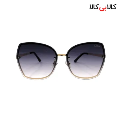عینک آفتابی زنانه کارتیر (Cartier) مدل S023 های لایت مشکی