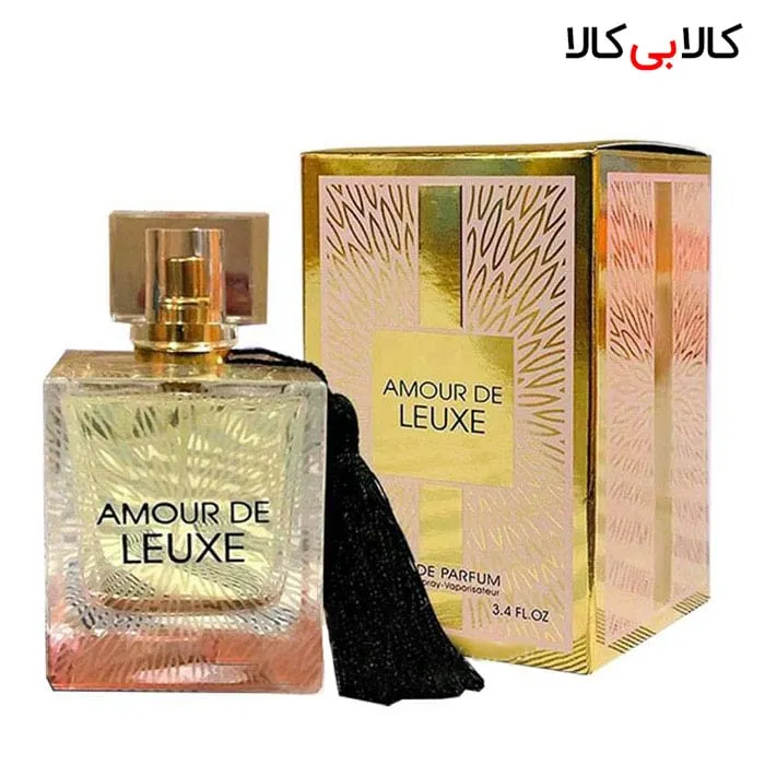 ادوپرفیوم فراگرنس ورد آمور دی لوکس AMOUR DE LEUXE زنانه حجم 100 میلی لیتر