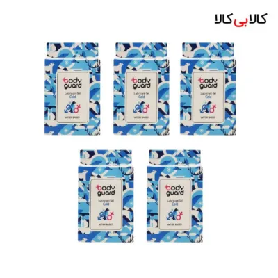 پک 5 عددی ژل لوبریکانت خنک کننده بادیگارد