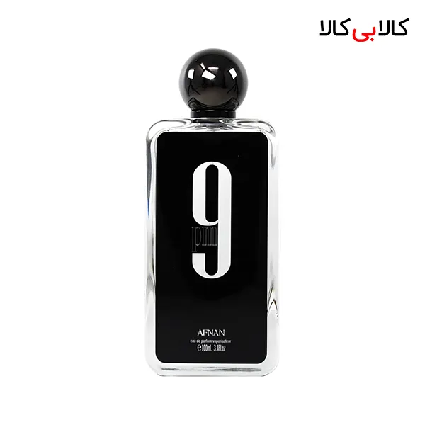 ادکلن افنان 9 پی ام مشکی مردانه حجم 100 میلی لیتر