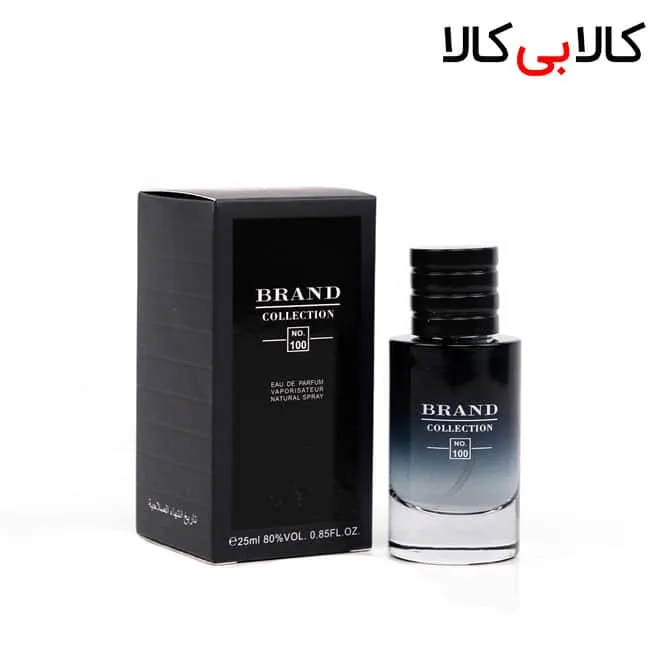عطرجیبی مردانه برند کالکشن کد NO 100 حجم 25 میلی لیتر