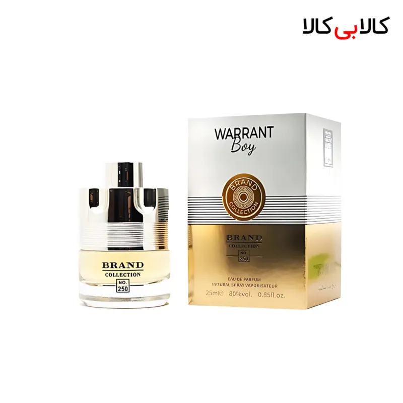 عطر جیبی برند کالکشن کد NO 250 مردانه حجم 25 میلی لیتر